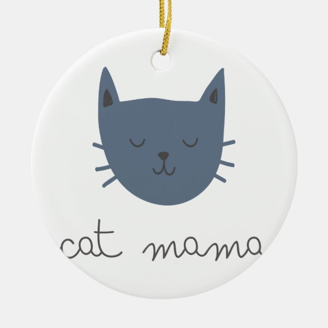 Cat Mama Ornement (Devant)
