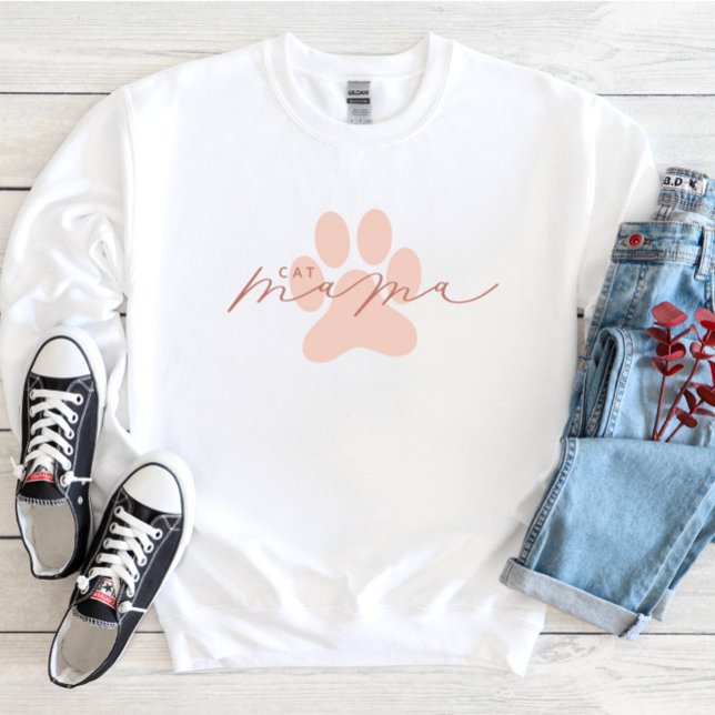 Cat Mama Sweatshirt (Créateur téléchargé)