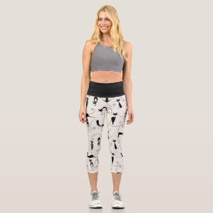 Cat Maman Capri Leggings