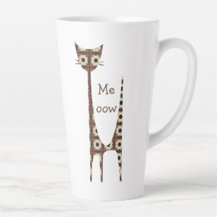 Cat Meow Latte Mug