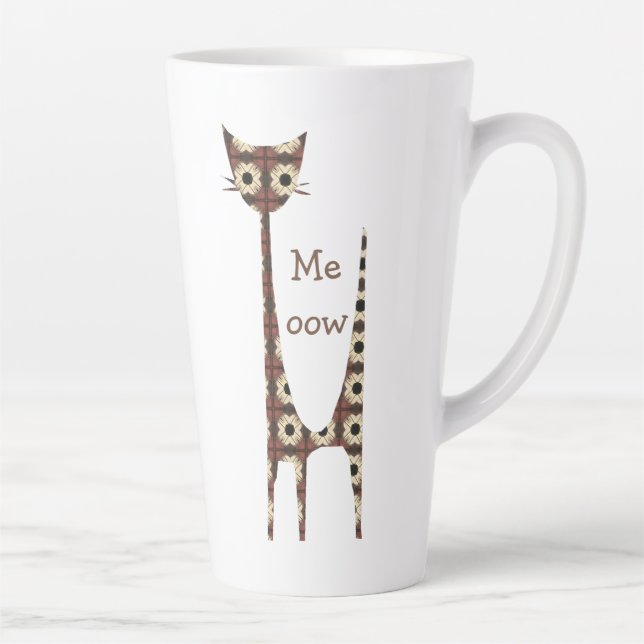 Cat Meow Latte Mug (Droite)