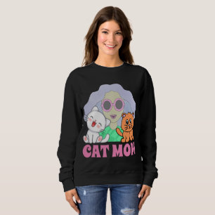 CAT MOM ART T-SHIRTS ET SWEAT - SHIRTS À CAPUCHE P