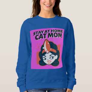 CAT MOM RETRO T-SHIRTS VINTAGES TEE - SHIRTS TENDA