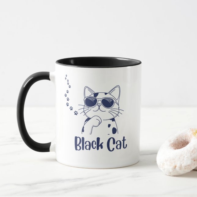 cat Mug (Avec donut)