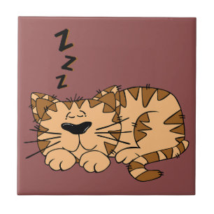 Cat Nap Kitty Petite Carreaux en céramique
