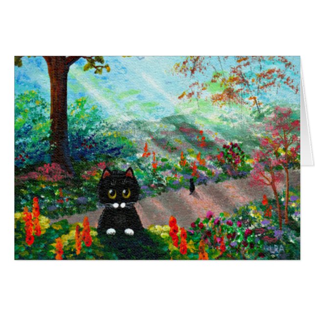 Cat noir Whimsical Créationarts (Devant Horizontal)