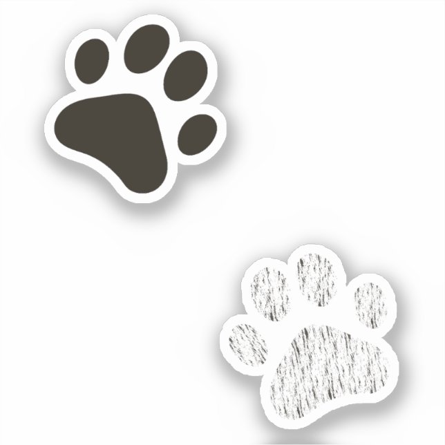 Cat Paw Print Sticker Pack  (Recto)