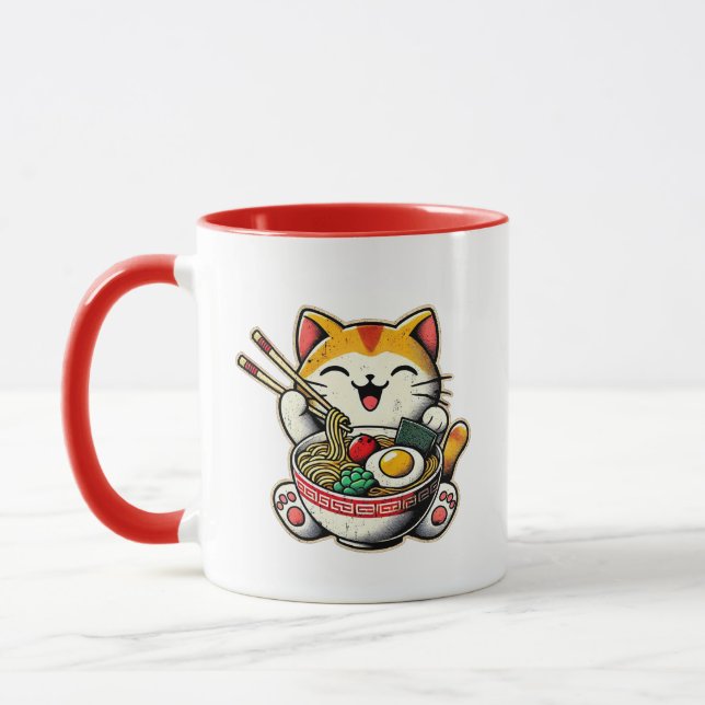 Cat Ramen Mugs (Gauche)