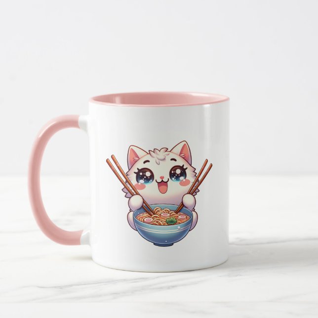 Cat Ramen Mugs (Gauche)