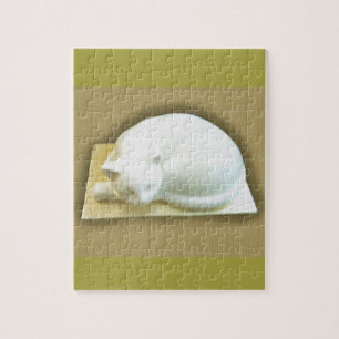 Cat sur Gold Box II Jigsaw Puzzle