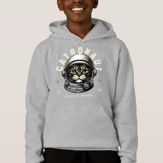 Cat Sweat - shirt à capuche Drôle Astronaut de cha