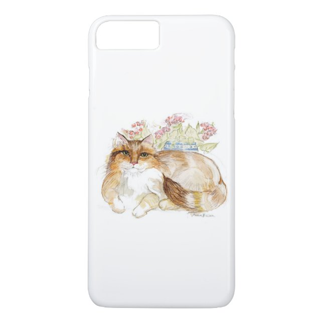 Cat Thoughts sur un coque iphone (Dos)
