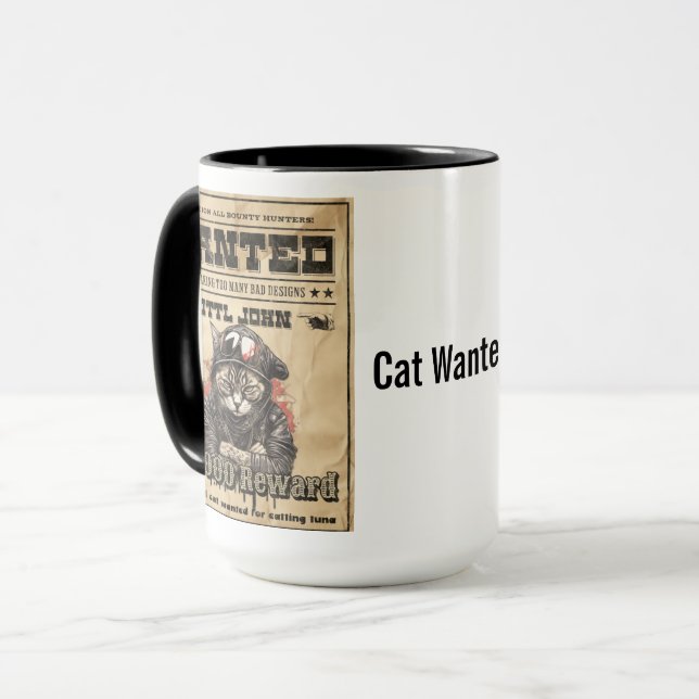 Cat wanted for eatting tuna tea Mug (Devant gauche)