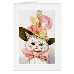 Cat wearing a hat, Louis Wain