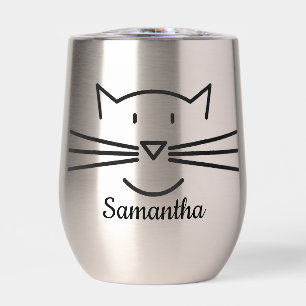 Cat Whiskers Conception Vin Thermique Tumbler