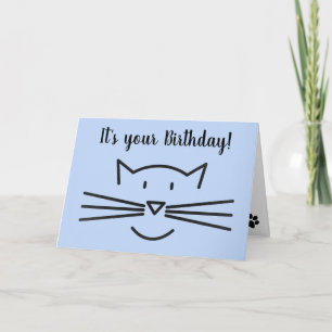 Cat Whiskers Design Carte de voeux