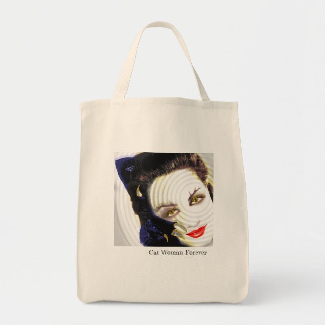 Cat Woman Tote Bag (Devant)