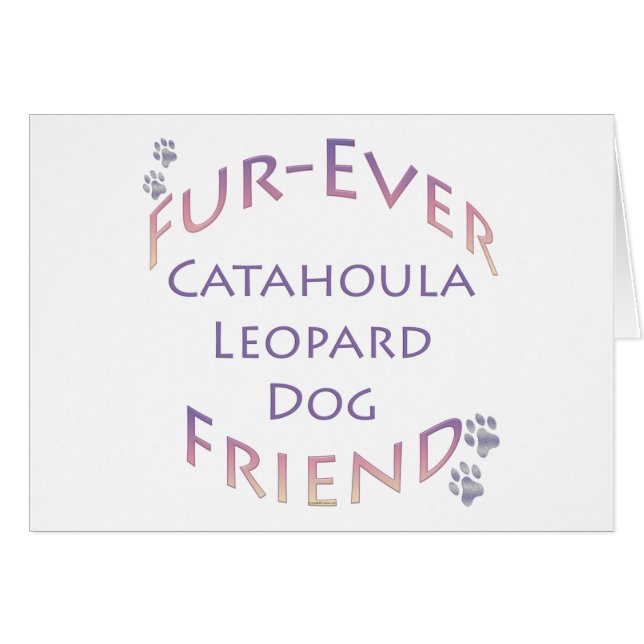 Catahoula Leopard Dog Furever (Devant horizontal)