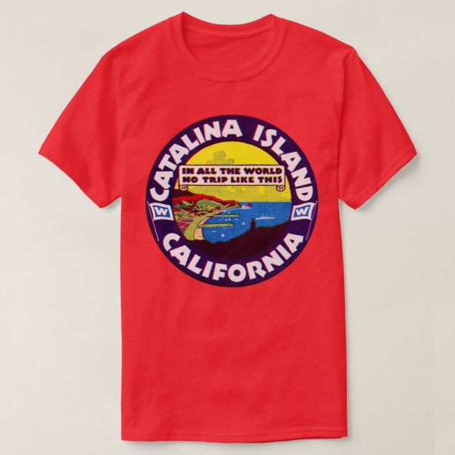 Catalina Island 1930 California TShirt (Design devant)