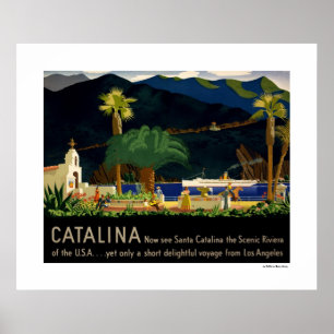 Catalina par Otis Shepard, c. 1935. Affiche