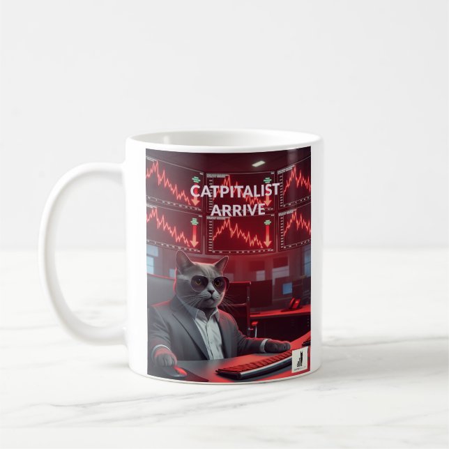 Catalogue : Comédie de crise du marché - Mug Finan (Gauche)