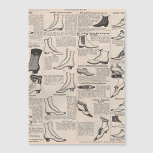 Catalogue de chaussures pour dames vintage - 1900s