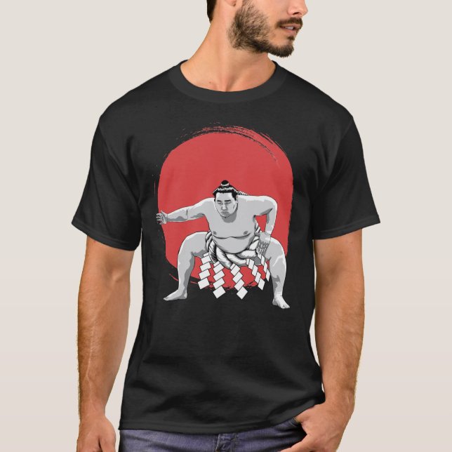 Catalyseur japonais sumo en t-shirt Tokyo etc Clas (Devant)