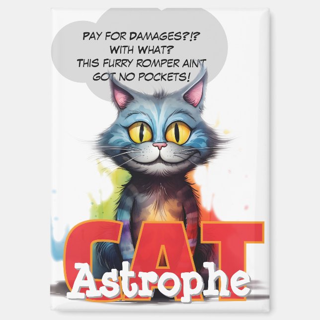 CatAstrophe | Magnet du Gang du Chaos sans Poches (Recto)