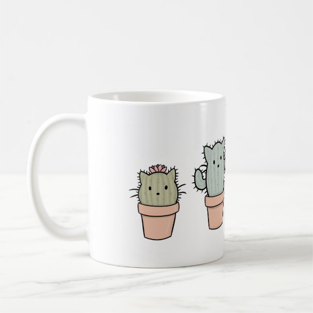 Catcus Family Mug (Gauche)
