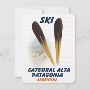 Catedral Alta Patagonia, Argentine affiche de ski