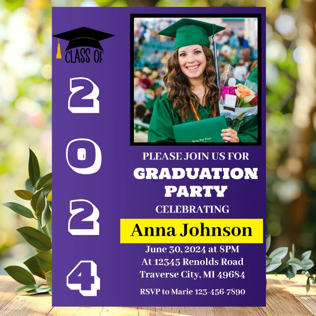 Catégorie de l'année Graduation Party Invitation C (Créateur téléchargé)