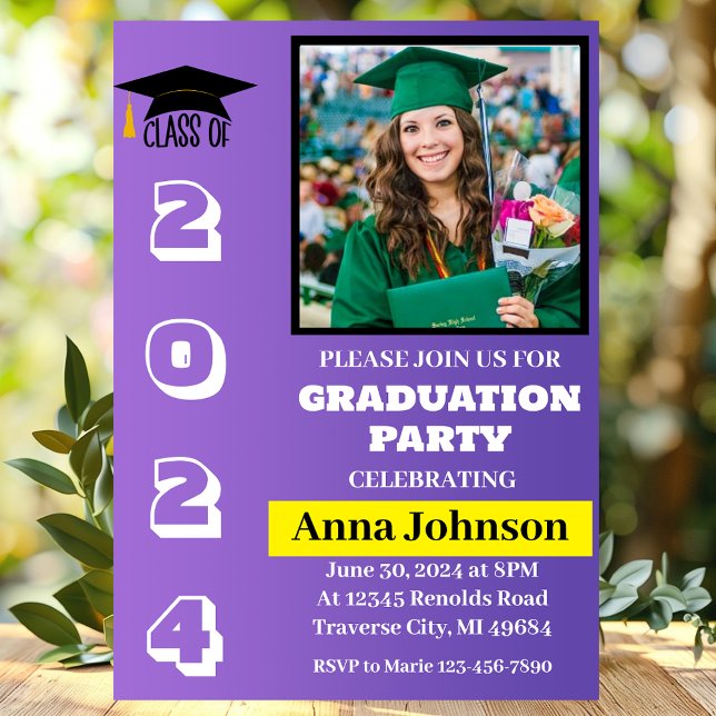 Catégorie de l'année Graduation Party Invitation C (Créateur téléchargé)