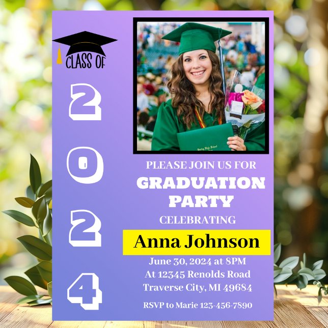 Catégorie de l'année Graduation Party Invitation C (Créateur téléchargé)