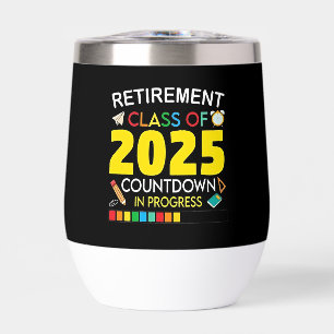 Catégorie de retraite du compte à rebours 2025 en 