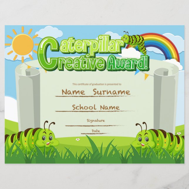 Caterpillar Award (Devant)