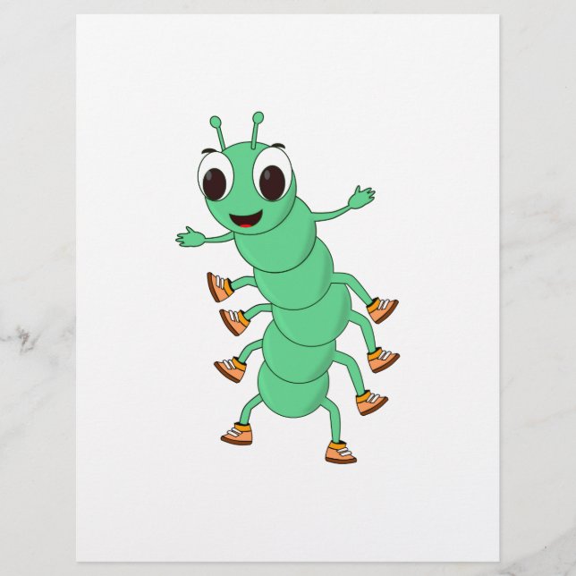 Caterpillar verte (Devant)