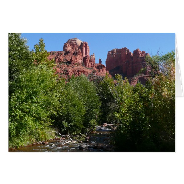 Cathedral Rock and Stream à Sedona Arizona (Devant horizontal)