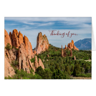 Cathedral Spires Formations Colorado Carte de pens