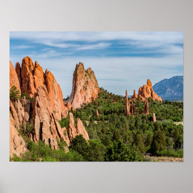 Cathedral Spires Formations Colorado Poster (Devant)