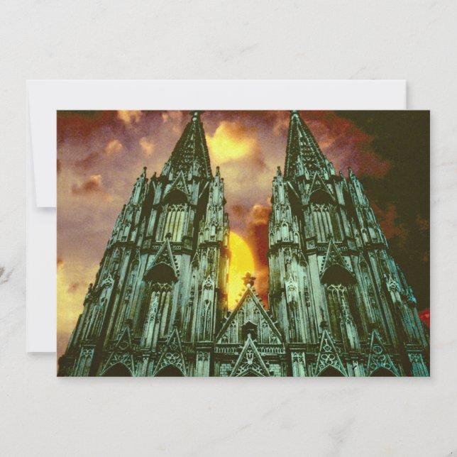 Cathédrale de Cologne avec soleil (Devant)