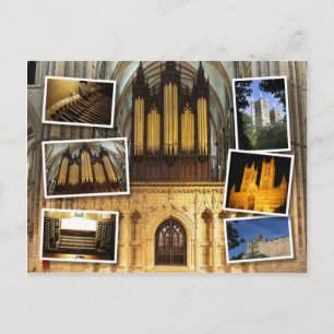 Cathédrale de Lincoln, UK carte postale de montage
