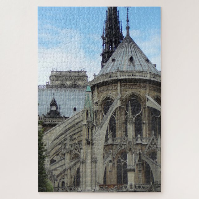 CATHÉDRALE DE NOTRE DAME DIFFICILE PUZZLE (Vertical)