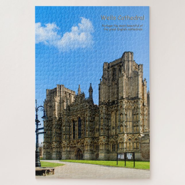 Cathédrale de Wells. Jigsaw Puzzle (Vertical)