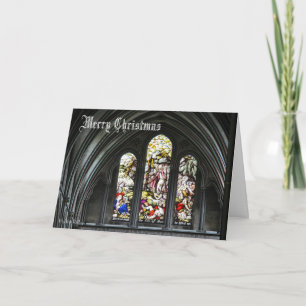 Cathédrale en verre tendu - Carte de Noël