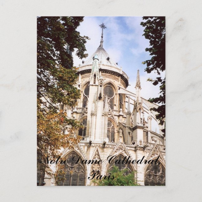 Cathédrale Notre-Dame, Paris Carte postale (Devant)