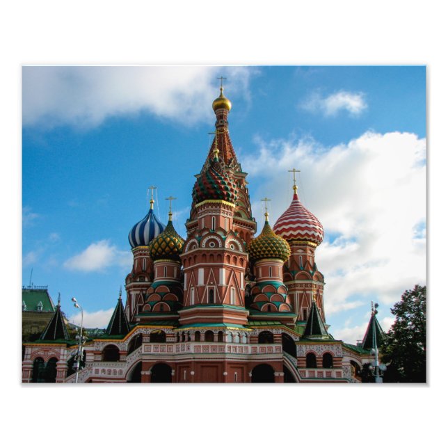 Cathédrale Saint-Basile, Moscou - Photo Imprimée (Devant)