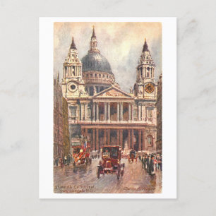Cathédrale Saint-Paul de Londres Carte Postale Vin