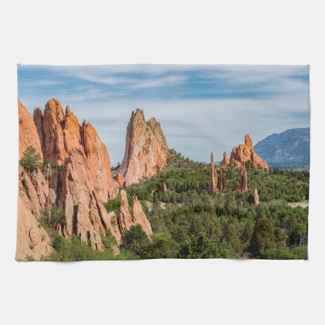 Cathédrale Spires Formations Colorado Serviette de (Horizontal)