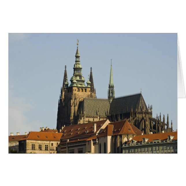 Cathédrale St Vitus et Château de Prague, l'un des (Devant horizontal)
