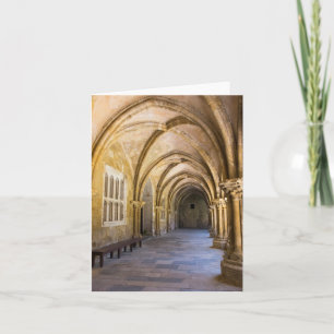 Cathédrale voûtée Cloître Couloir